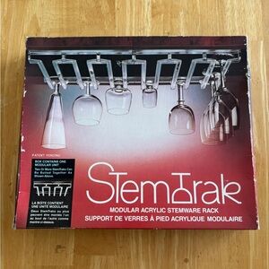 2 StemTrak Modular Acrylic Stemware Racks